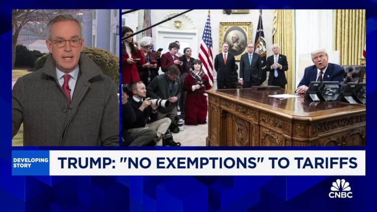 Trump: 'Ingen undtagelser' til gensidige toldsatser