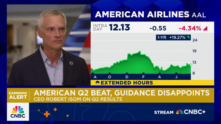 American Airlines CEO Robert Isom: Se udbud og efterspørgselstrends, der flytter til vores fordel i 3. kvartal og Q4