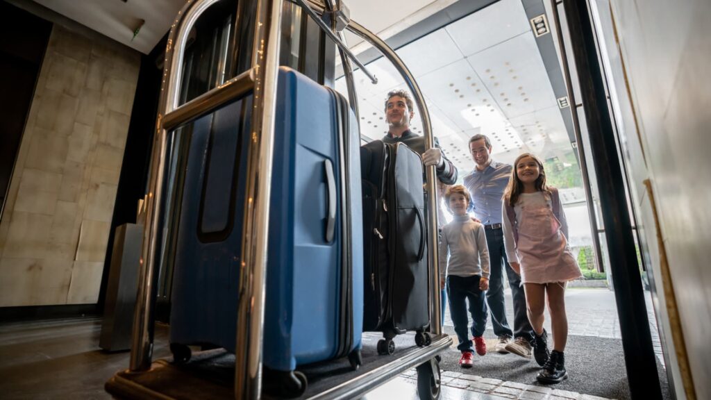 De fleste forretningsrejsende tager familier med på ture