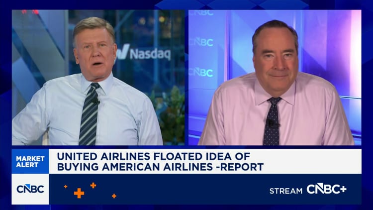 Department of Transportation har ingen kommentarer til mulig United, American Airlines aftale