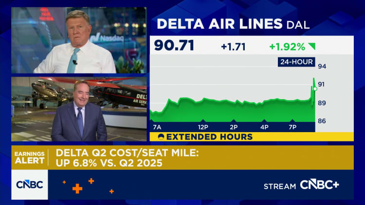 Delta slår indtjeningsestimater for andet kvartal